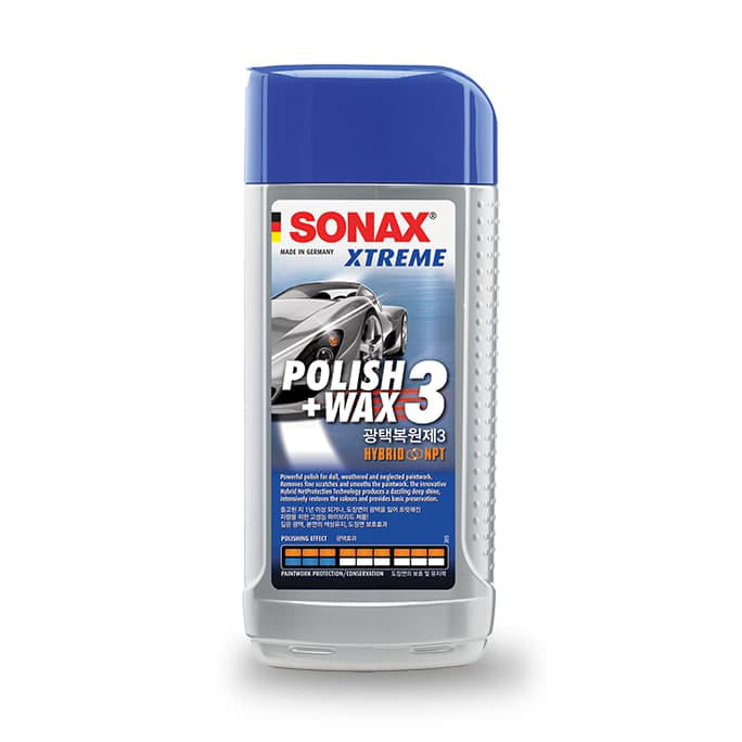 소낙스 익스트림 폴리쉬 +왁스3 500ml 광택복원제