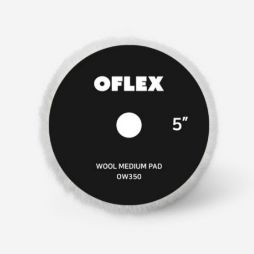 오플렉스 울 미디움 양모 패드 중모 5인치 OW350 (싱글/듀얼 중벌용)